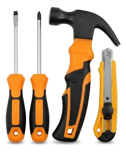 KIT DE HERRAMIENTAS 4 PIEZAS DESTORN/CUTER/MARTILLO
