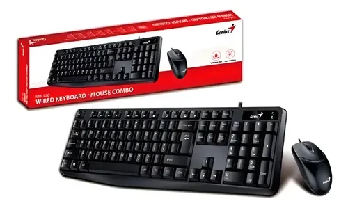 TECLADO + MOUSE USB GENIUS KM-170 BLACK
