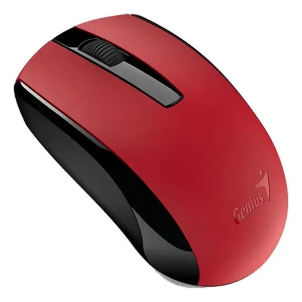 MOUSE INALAMBRICO RECARGABLE GENIUS ECO-8100 ROJO