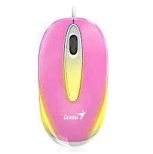 MOUSE USB GENIUS DX-MINI RGB ROSADO 31010025403