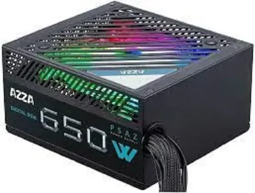 FUENTE DE PODER CERTIFICADA 650 WATTS AZZA ARGB