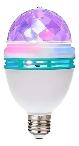 BOMBILLO LED RGB MINI PARTY LIGH PARA FIESTAS