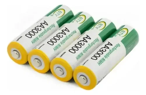 BATERIA RECARGABLE AA BTY BLISTER 4 3000MAH