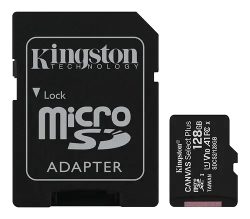 MEMORIA MICRO SD 128GB KINGSTON CANVAS SELECT PLUS 150MB/S