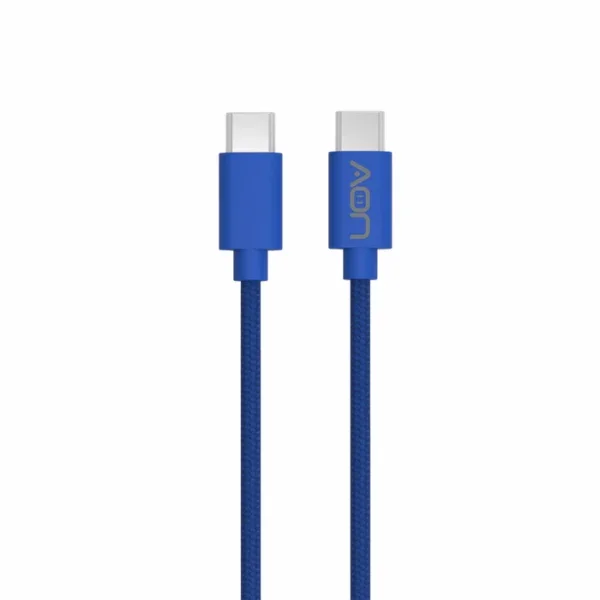 CABLE DATA TIPO C -USB C AON AO-CB-5013 2METROS AZUL