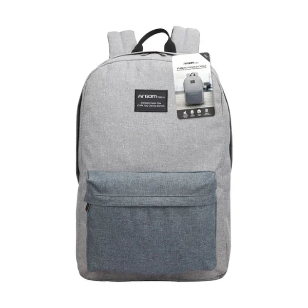 MORRAL PARA LAPTOP 14.1 ARGOM STARK GRIS ARG-BP-1342GR