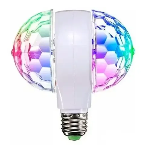 BOMBILLO LED RGB FIESTA MULTICOLOR DOBLE