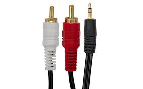 2RCA PLUS AUDIO 3.5MM 1.5 METROS JEMIP