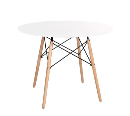 MESA REDONDA EAMES COLOR BLANCO 80 X 75CM