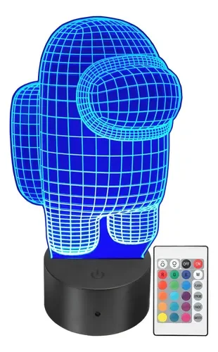 LAMPARA CREATIVE 3D AMONG US