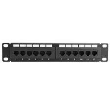 PATCH PANEL 12 PUERTOS CAT5E STC