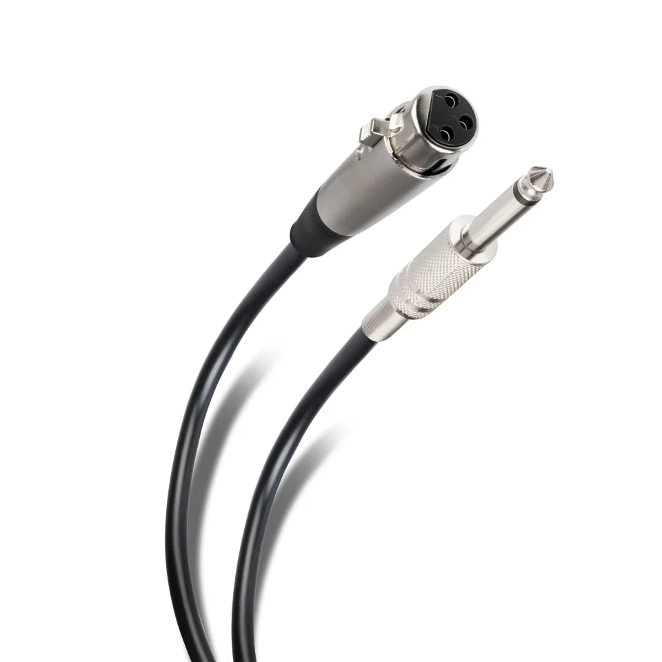 CABLE DE AUDIO CANON XLR 3 PINES HEMBRA PLUG MACHO 6.3MM