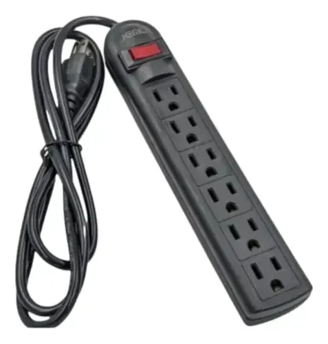 REGLETA  6 TOMAS JEMIP JP-SP6B01 1000VA/110V