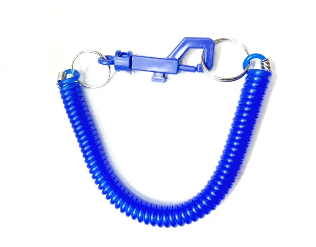 LLAVERO ESPIRAL AZUL P/MOTO