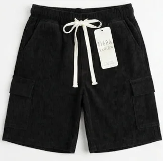 shorts de chambray