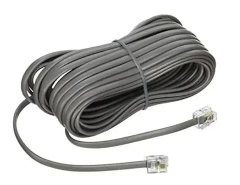 CABLE PARA TELEFONO RJ11 CON CONECTORES 5MTS