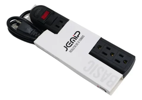 REGLETA  6 TOMAS JEMIP JP-SP6B01 1000VA/110V
