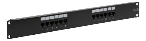 PATCH PANEL 12 PUERTOS CAT5E STC
