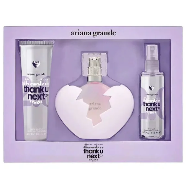 SET Perfume Ariana Grande Thank U Next 2.0 para Damas 100mL.