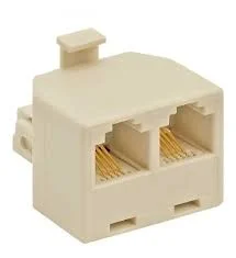 RJ11 MACHO A 2 SALIDAS HEMBRAS