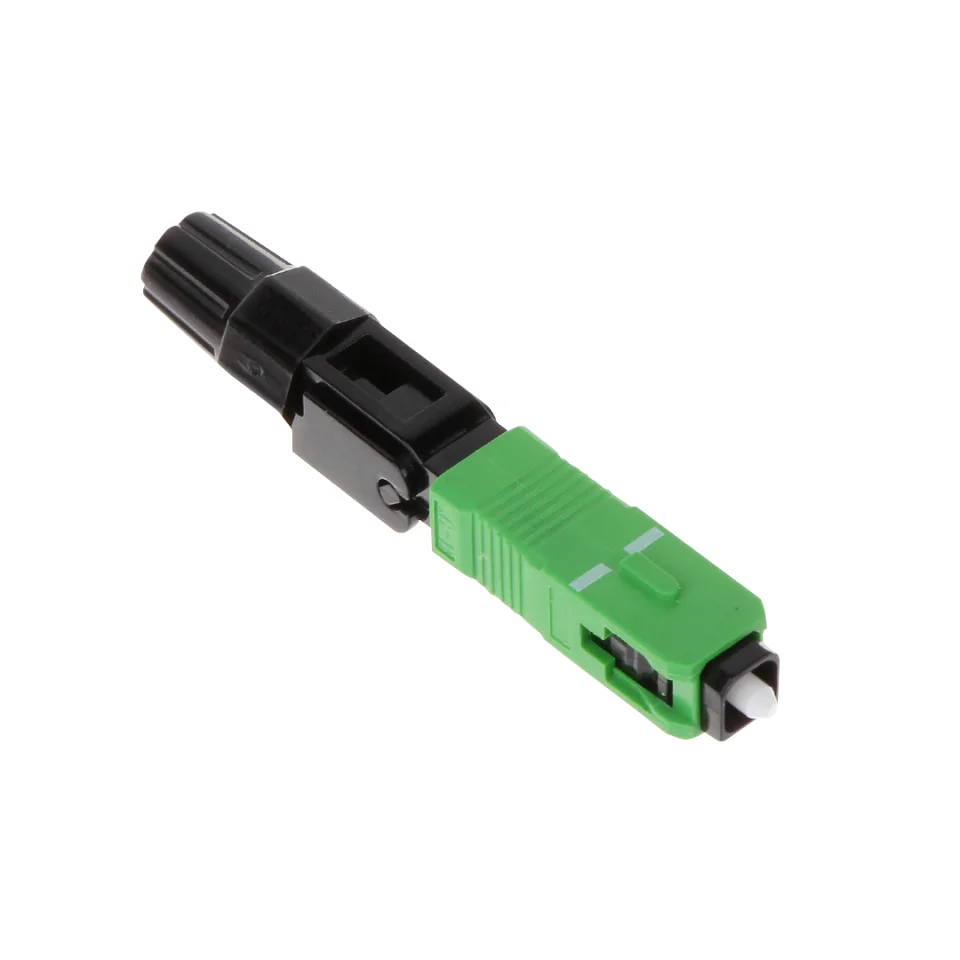 CONECTOR FIBRA OPTICA FTTH SC APC 10 UNIDADES