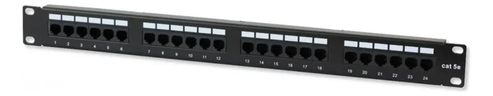 PATCH PANEL 24 PUERTOS CAT5E STC