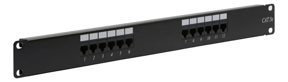 PATCH PANEL 12 PUERTOS CAT5E STC