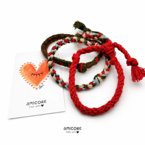 Pulseras de amistad y amor AMICORE