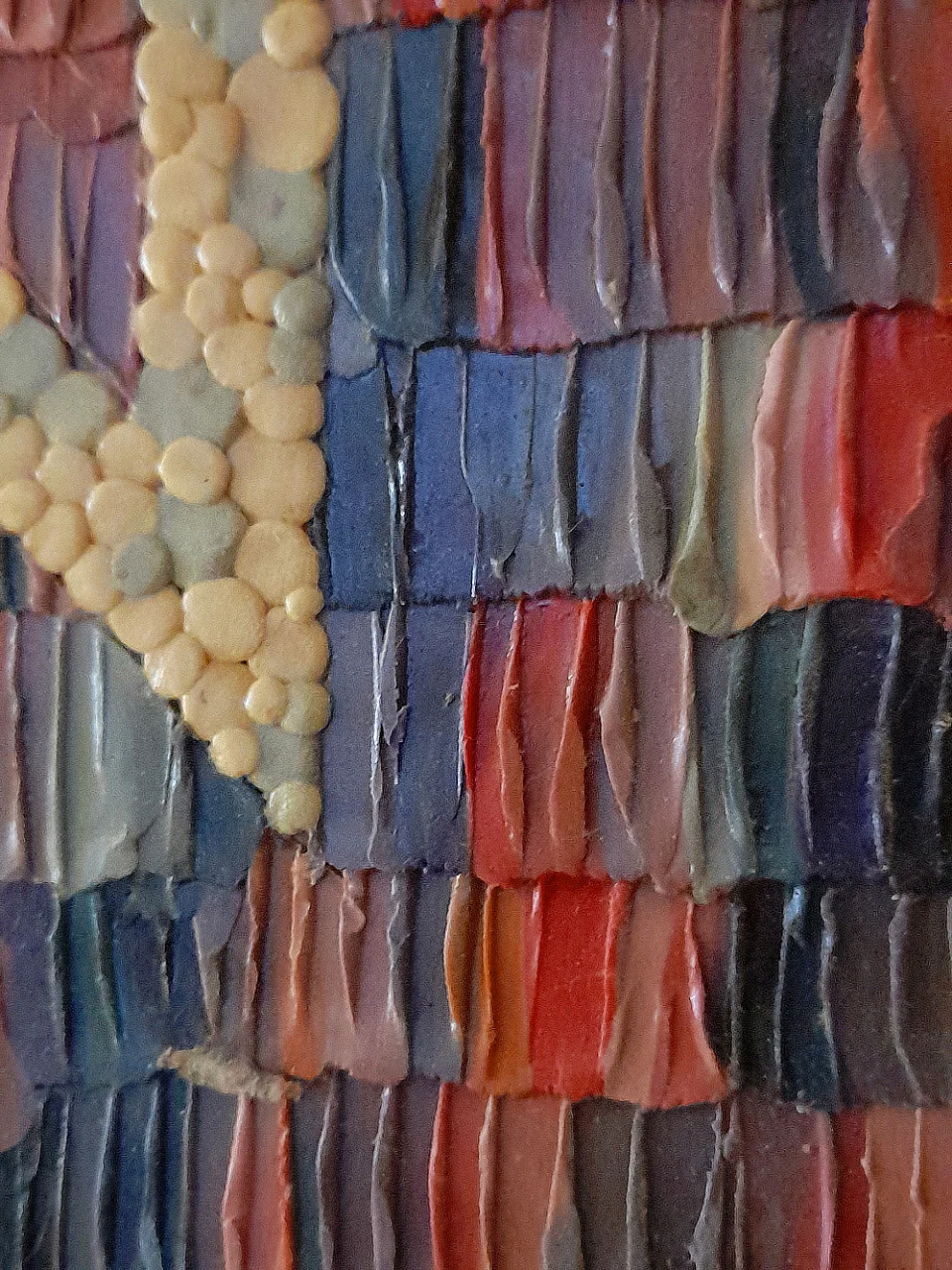 Símbolo Rúnico en Plastilina sobre Cartón Natural (Pieza Única)