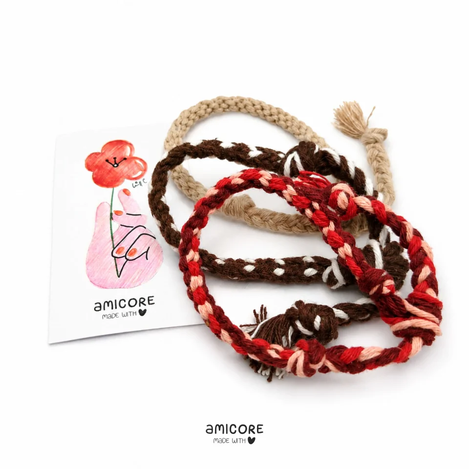 Pulseras de amistad y amor AMICORE