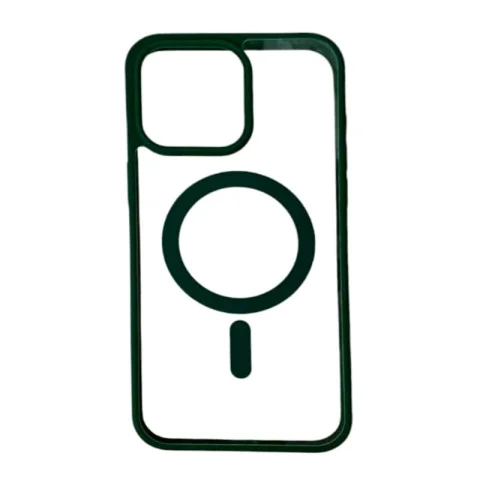 Forro MagSafe De Bordes Verdes iPhone 11