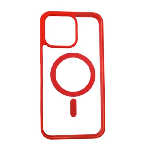 Forro MagSafe De Bordes Rojo iPhone 12/12 Pro