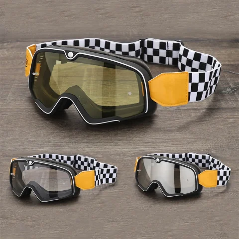 Gafas Retro para Motocicleta 2026, Gafas de Esquí, Gafas de Sol para Motocross, Casco, Carreras, Cafe Racer, Bicicleta de Montaña, ATV