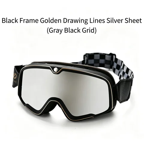Gafas Retro para Motocicleta 2026, Gafas de Esquí, Gafas de Sol para Motocross, Casco, Carreras, Cafe Racer, Bicicleta de Montaña, ATV 4