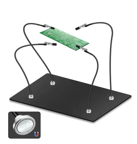 Abrazadera universal multifuncional, brazo de abrazadera de cocodrilo, placa de circuito PCB, accesorio de soldadura, soporte auxiliar de succión magnética