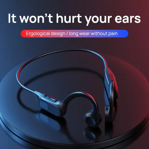 Auriculares Lenovo X7 de Conducción Ósea, 16 Horas de Reproducción, Resistentes al Agua IPX5, Bluetooth 5.3, Campo de Sonido Dinámico Espacial