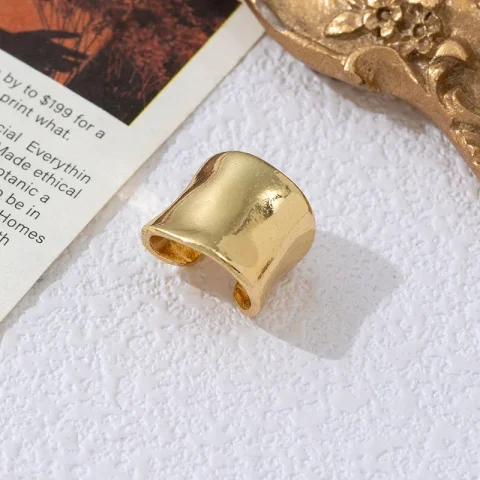 Nuevos Pendientes de Oreja Falsos Coreanos, Pendientes de Oreja de Doble Aro, Pendientes Falsos para Mujer y Hombre, Estilo Hiphop, Accesorios de Regalo 3