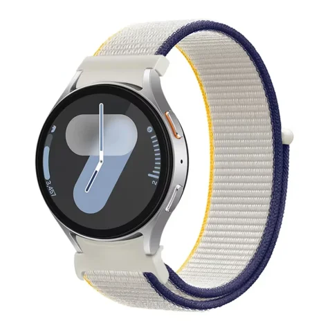 Correa para Samsung Galaxy Watch 7/6/4/classic/5 pro 44mm 40mm muñeca sin huecos Nylon deporte loop correa pulsera Galaxy Watch 7 Correa