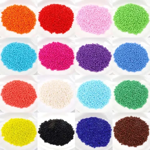 Cuentas espaciadoras de cristal para joyería, Color dorado y plateado, 2mm, 3mm, 4mm, checas, hechas a mano, DIY, BLUV03X 4