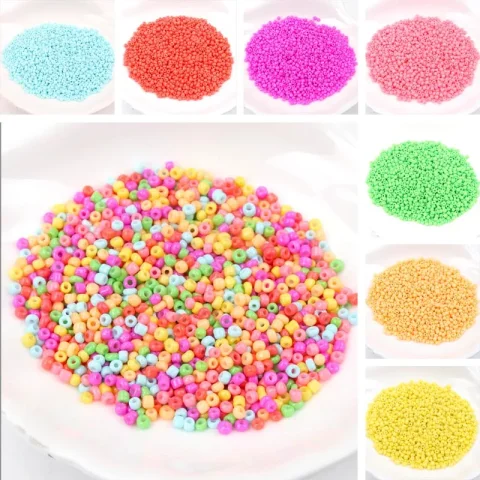 Cuentas espaciadoras de cristal para joyería, Color dorado y plateado, 2mm, 3mm, 4mm, checas, hechas a mano, DIY, BLUV03X 5