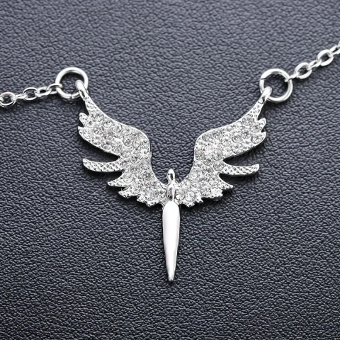 Collar con Colgante de Alas de Ángel de Diseño Único y Creativo, Accesorios Clásicos, Cadena de Clavícula con Personalidad, Joyería 5