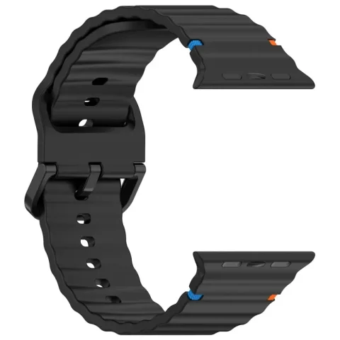 Correa de silicona para Apple Watch de 44mm, 49mm, 40mm, 45mm, 42mm, 46mm, pulsera para iWatch Series 11, 9, 8, 7, 6, SE, 10, Ultra, 3, 2 3