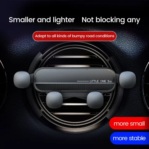 Soporte de gravedad para teléfono de coche, soporte para salida de aire, soporte para teléfono móvil en coche, soporte Universal para GPS para iPhone 13 12 Xiaomi 3