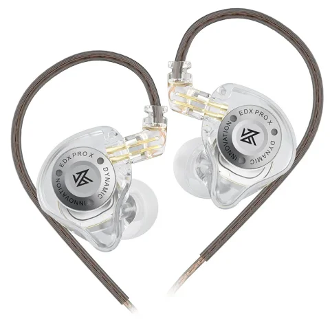 KZ EDX PRO X auriculares con unidad dinámica auriculares de graves HIFI auriculares deportivos con cancelación de música Cable de 2 pines KZ ZSTX ZSN PRO X EDC EDA ZVX