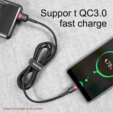 Cable Baseus USB C para oneplus 12 Cable de carga rápida 3,0 USB C Cable de carga rápida tipo C para Huawei Xiaomi 13 Cable cargador de USB-C