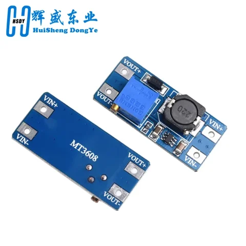 1-10 Uds MT3608 módulo de refuerzo DC-DC convertidor elevador placa de módulo de fuente de alimentación 2A Max 2V-24V a 5/9/12/28V para Arduino 4