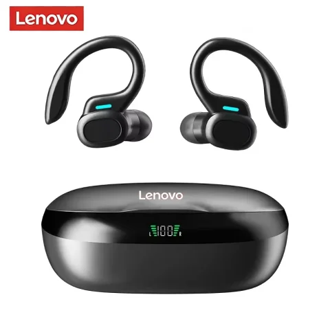 Audífonos Inalámbricos Deportivos Lenovo Originales 2026, con Pantalla LED de Energía, Sonido Estéreo de Alta Fidelidad, Bluetooth 5.4, TWS, para Correr
