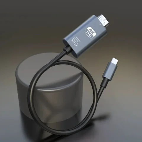 Cable 4K 60Hz 30Hz 8K USB C a HDMI compatible con adaptador tipo C Cable convertidor HDTV para iPhone 15 MacBook Air iPad Samsung