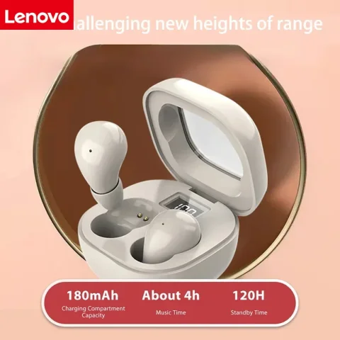 Auriculares inalámbricos Lenovo SK19 Mini con Bluetooth 5,3, auriculares invisibles para dormir para Huawei Xiaomi Redmi, auriculares con reducción de ruido