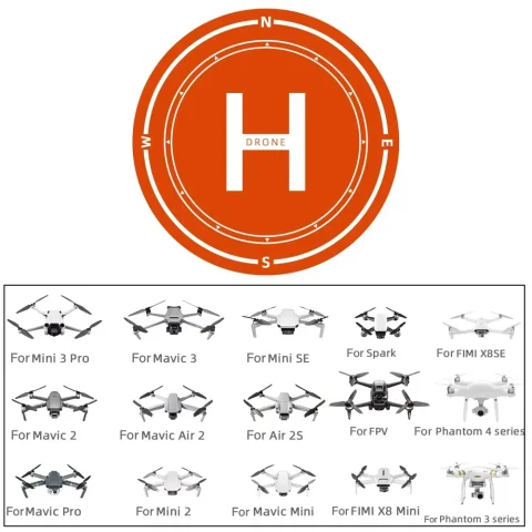 Plataforma de Aterrizaje para Drones, Helipuerto Plegable Rápido para DJI NEO/Mavic 3/Pro Air 2s/Mavic 2 Mini 5 4 3 Pro Mini 2/SE Mavic 2 Pro